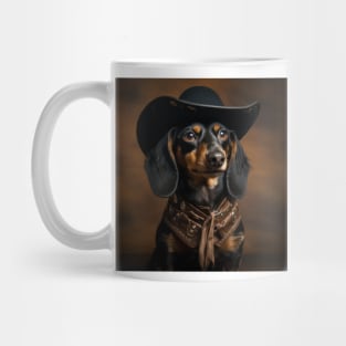 Cowboy Dog - Dachshund Mug